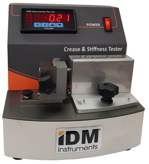 Carton Stiffness Tester agencies|IDM's Crease & Stiffness Tester .